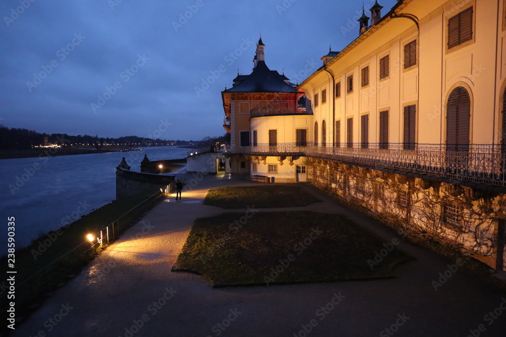 Das Wasserpalais an der Elbe