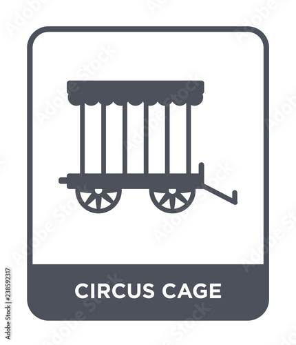 circus cage icon vector