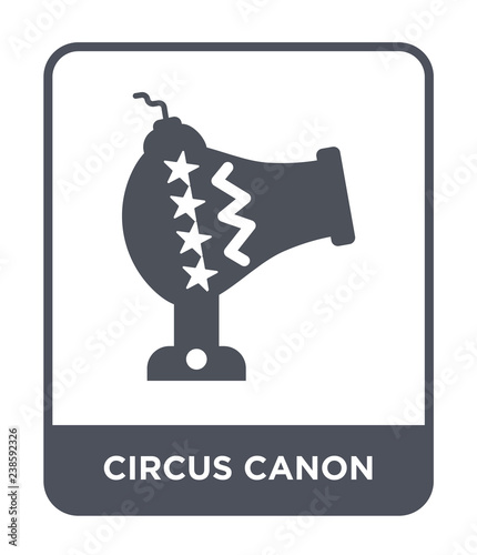 circus canon icon vector