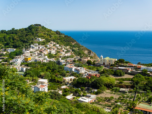 View on Sant'Angelo, Forio, Ischia island, Naples, Gulf of Naples, Campania, Italy