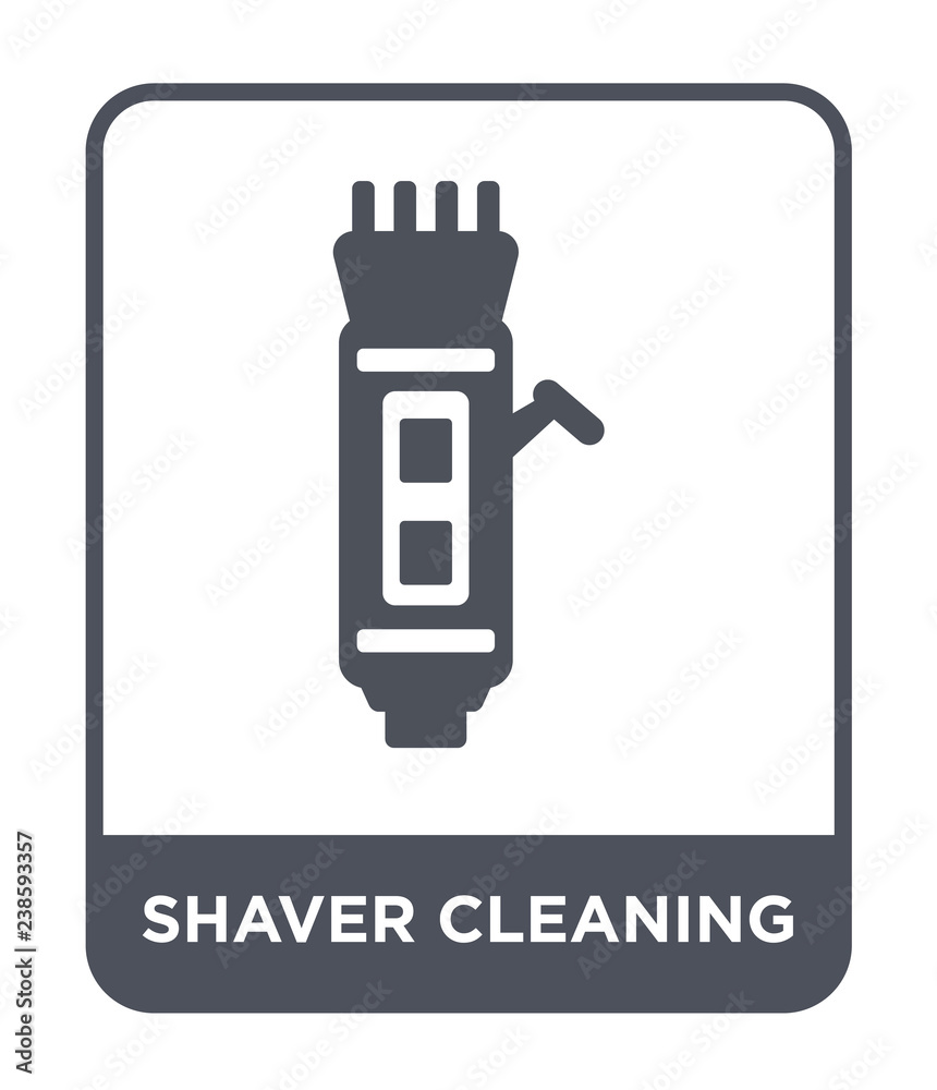 shaver cleanin icon vector