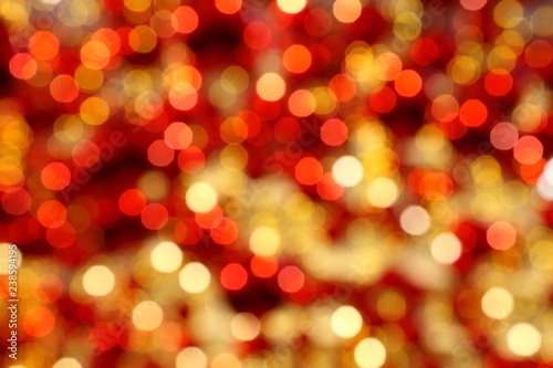Glittering bokeh background for Christmas and celebration concept