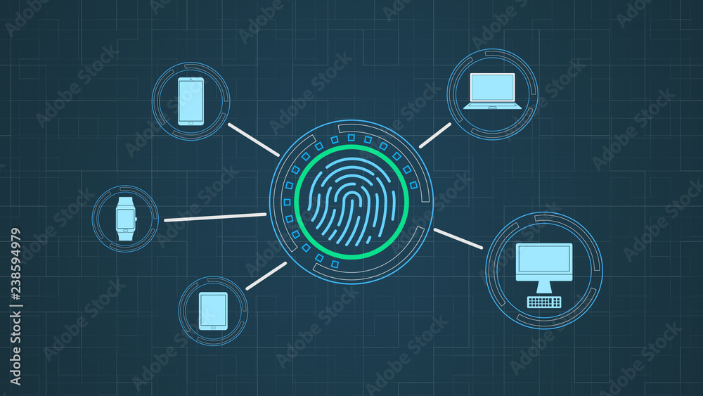 fingerprint authorization concept