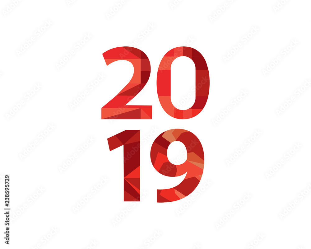 2019 Happy New Year creative design for your greetings card, flyers, invitation, posters, brochure, banners, calendar - Vector 2019 Happy New Year creative design for your greetings card, flyers, invitation, posters, brochure, banners, calendar - Vector