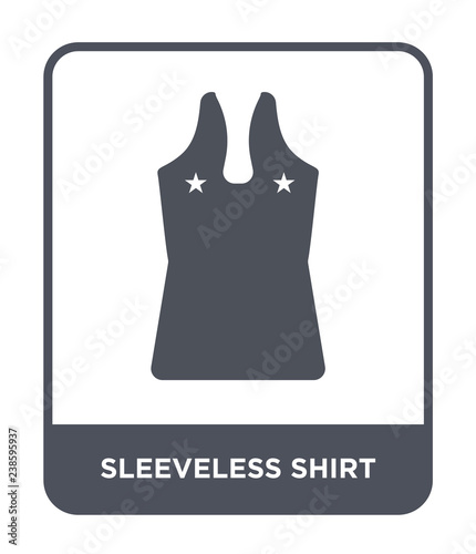 sleeveless shirt icon vector