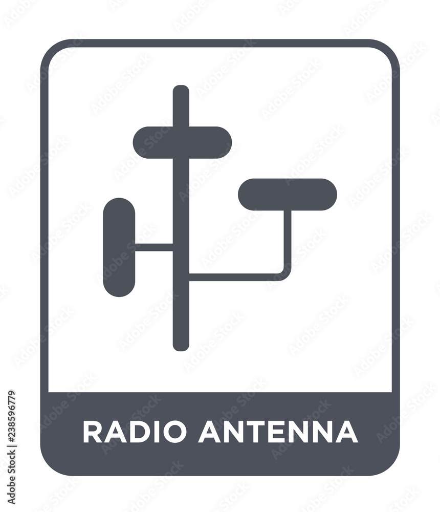 radio antenna icon vector radio antenna icon vector