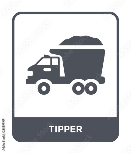 tipper icon vector