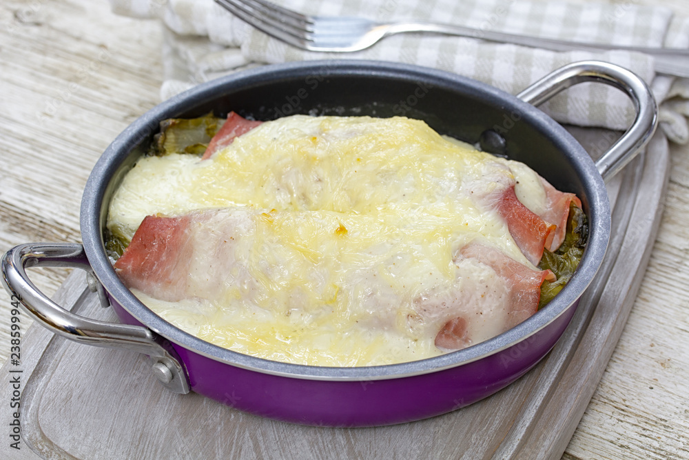 endive with ham endive with ham