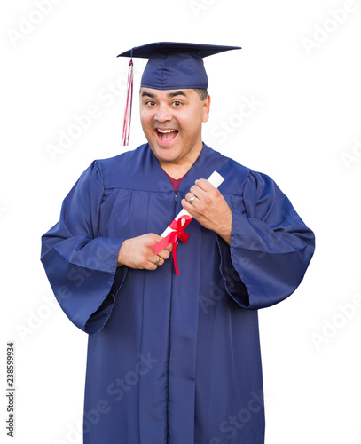 Hispanic Male With Diploma ...
