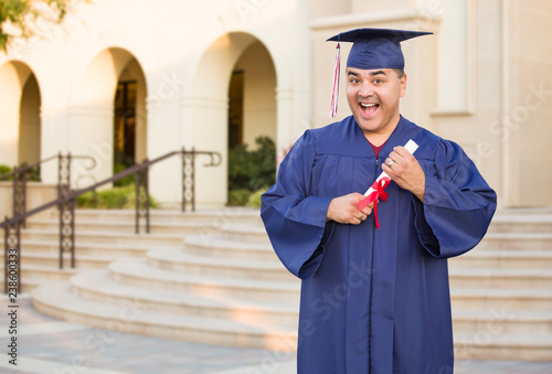 Hispanic Male With Diploma ...