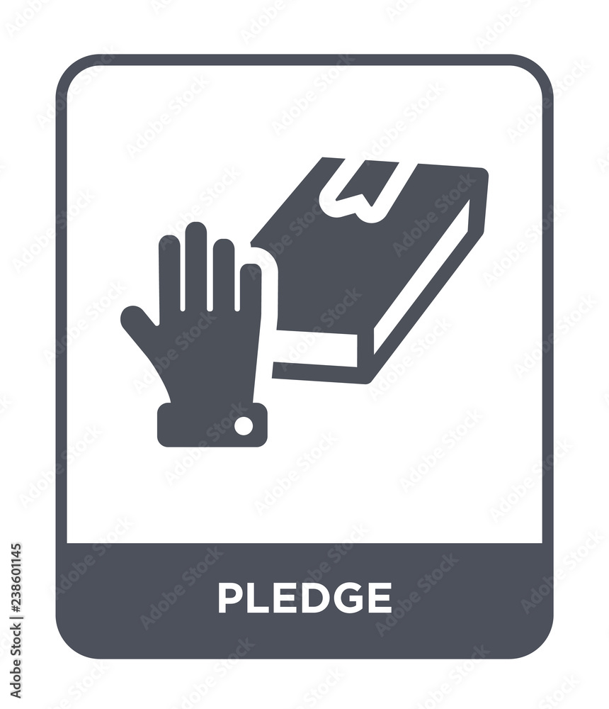 pledge icon vector pledge icon vector