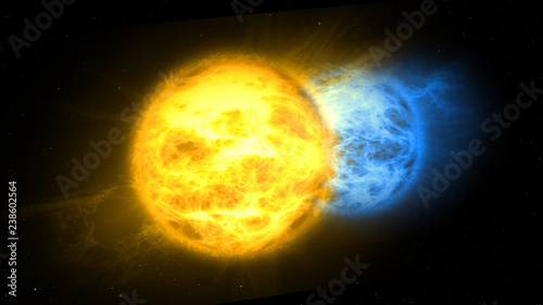 Albireo two suns solar system