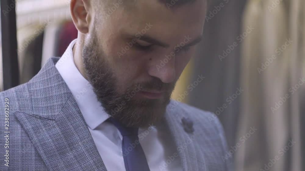 Portrait Of Serious Good-looking Man And Suit Portrait Of Serious Good-looking Man And Suit