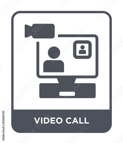 video call icon vector