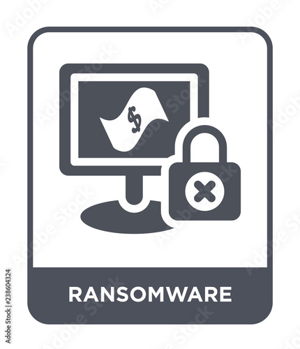 ransomware icon vector