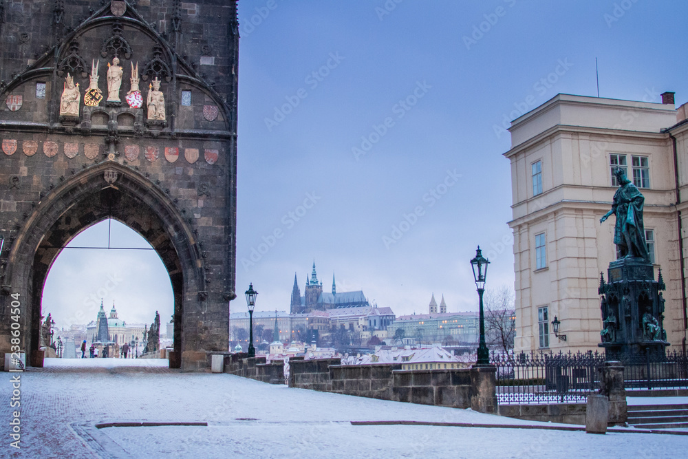 Prague, Czech Republic -the Saint Charles bridge