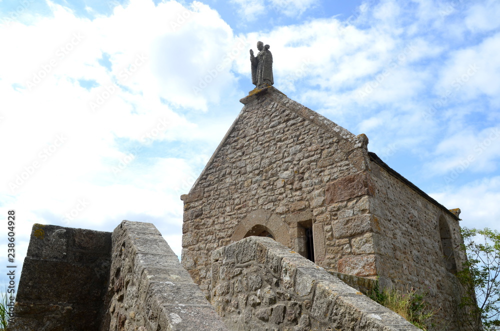Chapel of Saint Aubert at Mont Saint Michelle