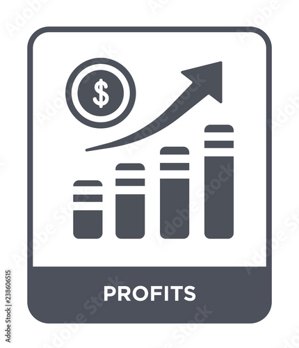 profits icon vector