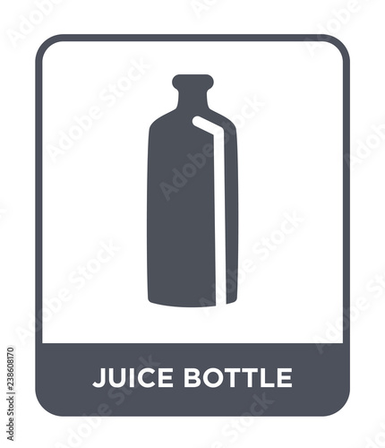 juice bottle icon vector
