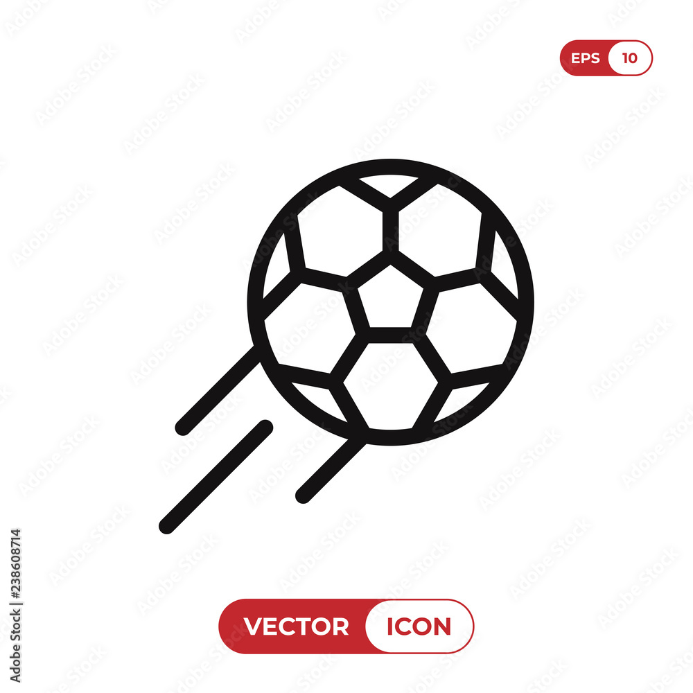 Fototapeta premium Football icon vector