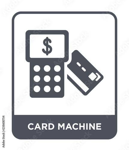 card machine icon vector