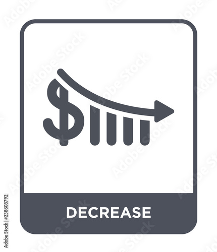 decrease icon vector