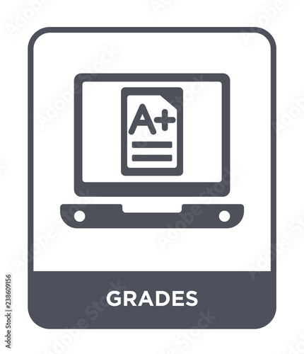 grades icon vector