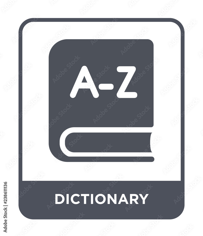 dictionary icon vector dictionary icon vector
