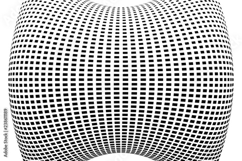 Abstract halftone pattern. Vector halftone background of squares for design banners, posters, business projects, pop art texture, covers. Geometric black and white texture.