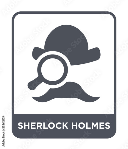 sherlock holmes icon vector