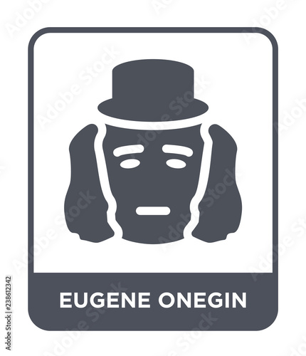 eugene onegin icon vector