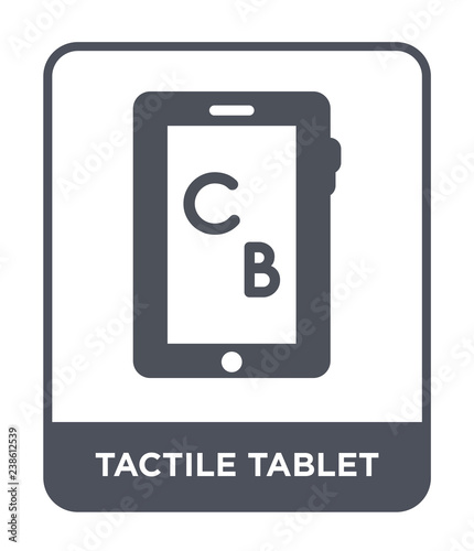 tactile tablet icon vector