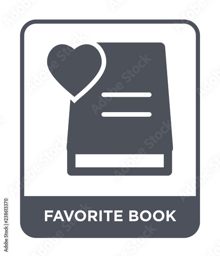 favorite book icon vector