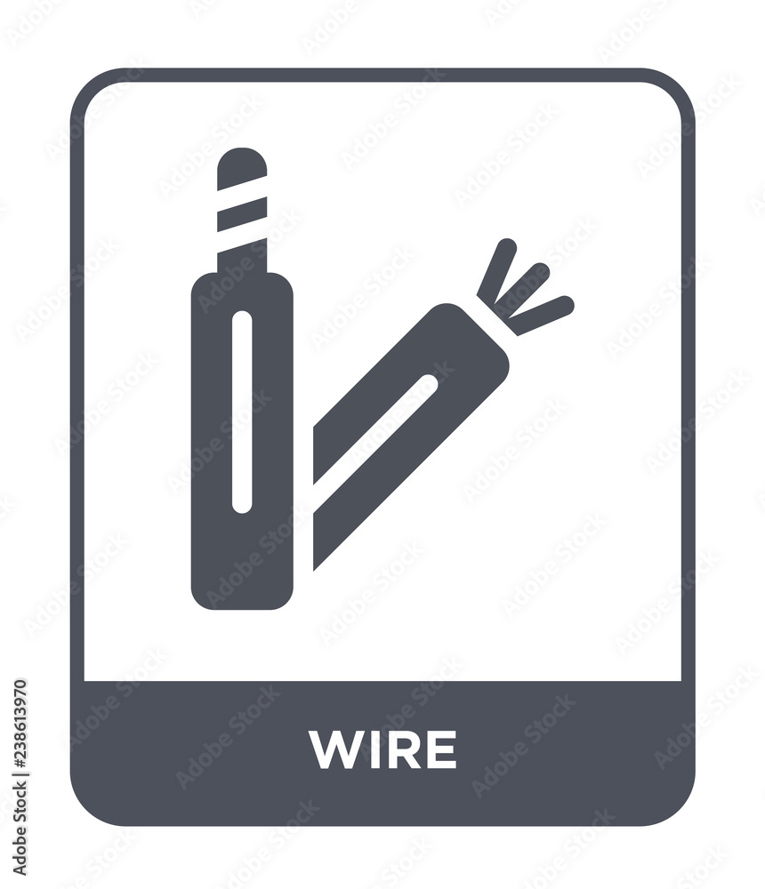 wire icon vector wire icon vector
