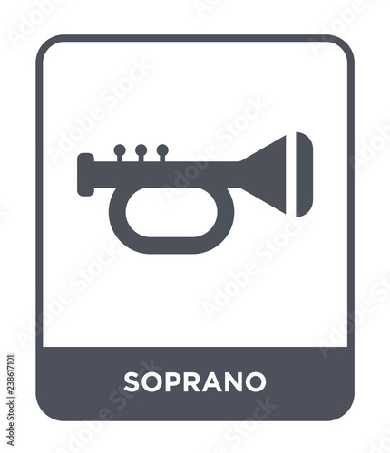 soprano icon vector