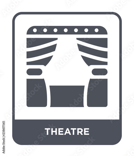 theatre icon vector