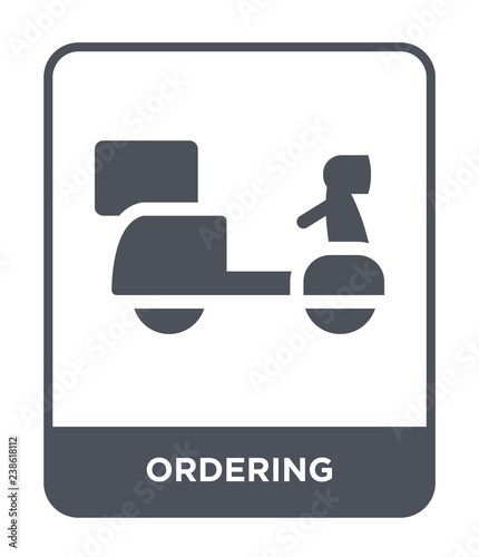 ordering icon vector
