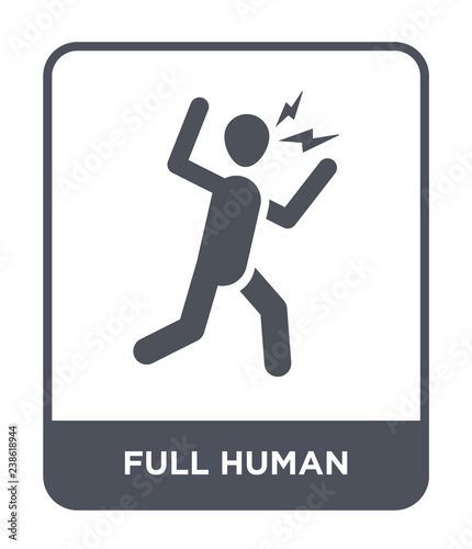 full human icon vector