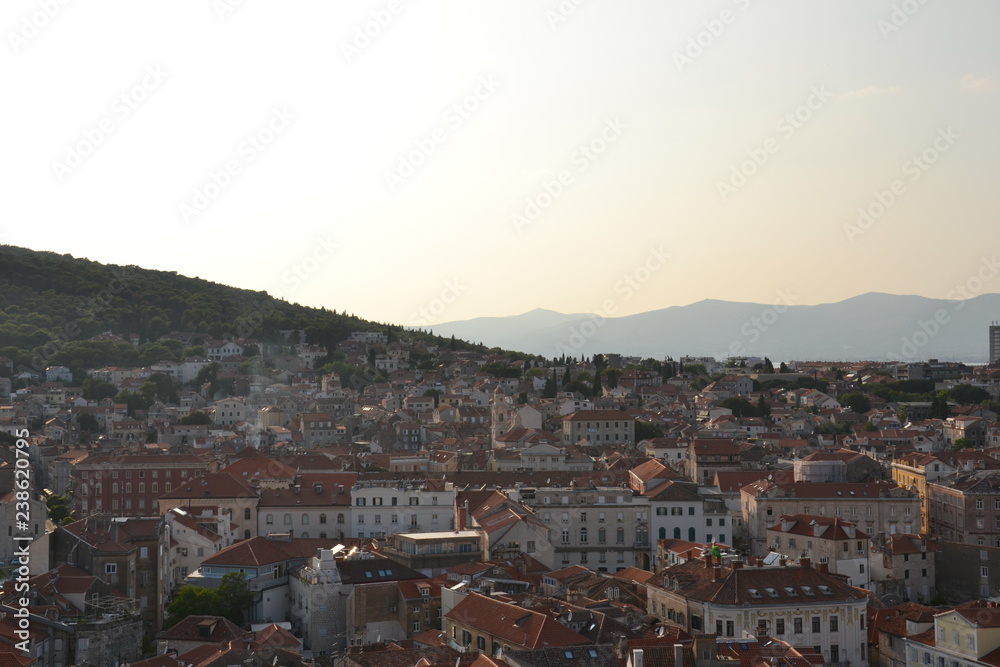 View of Split from the height