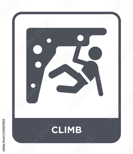 climb icon vector