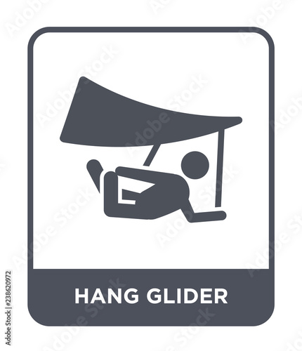 hang glider icon vector