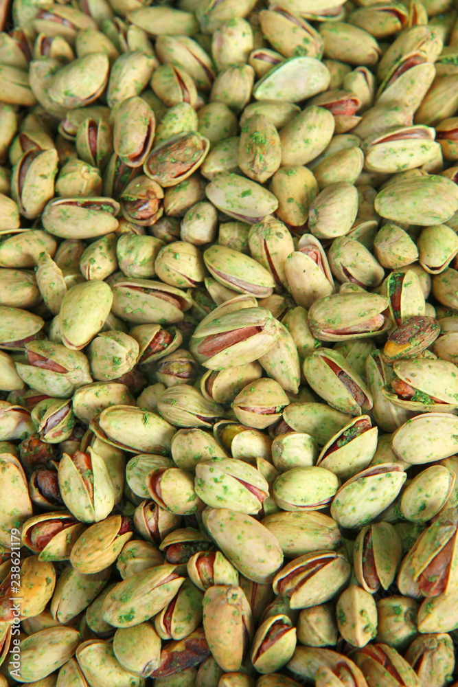 background of pistachio nuts background of pistachio nuts