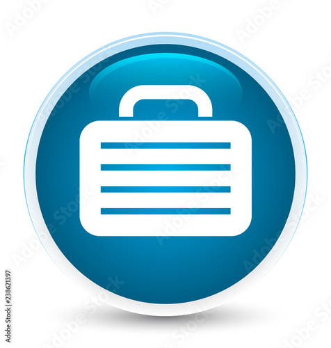 Bag icon special prime blue round button