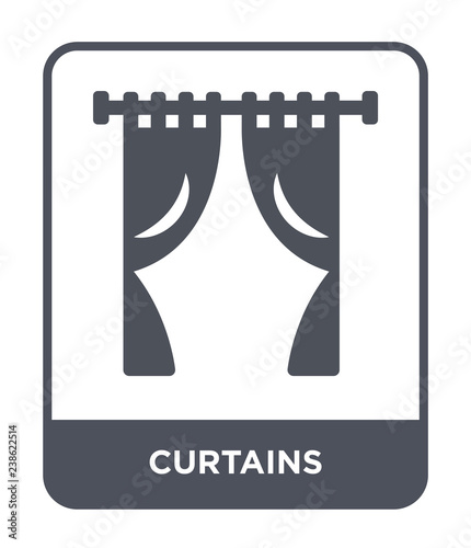 curtains icon vector