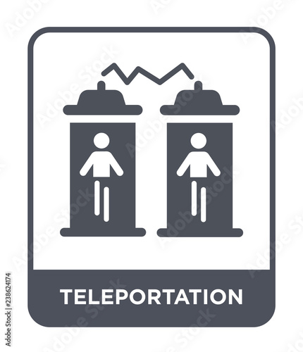 teleportation icon vector