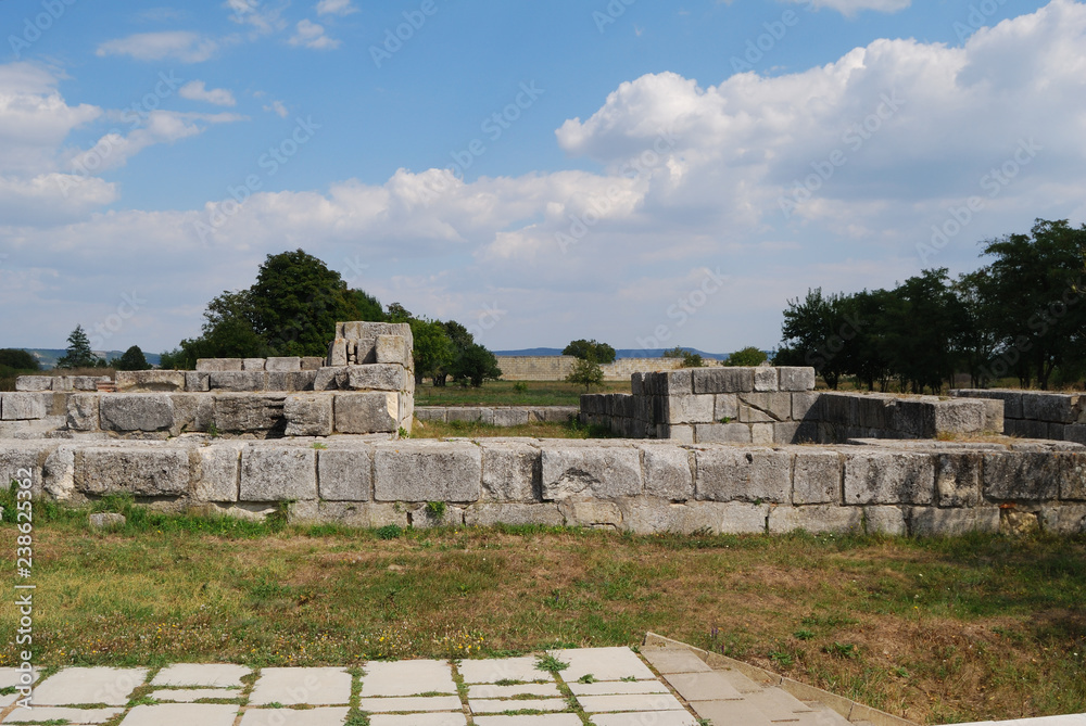 The First Bulgarian Kingdom, the capital Pliska