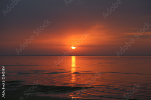 beautiful sea sunset © Aleks