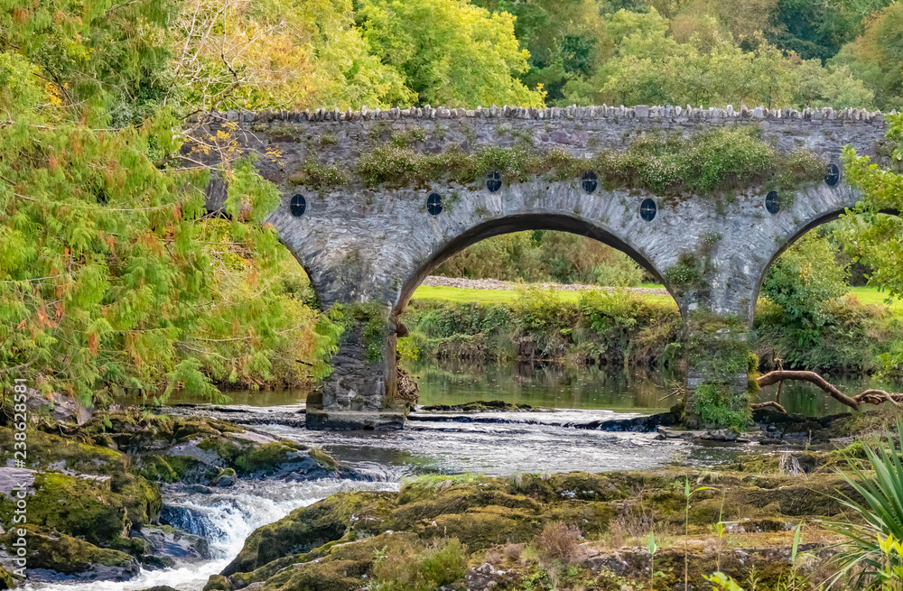 Old bridge (1777), Sheen Falls, Kenmare, County Kerry, Ireland