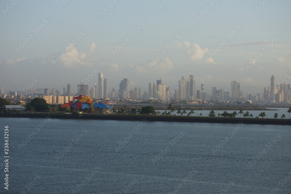 Naklejka premium Skyline of Panama