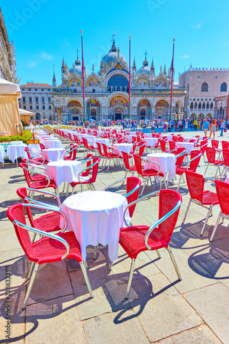 The Saint Mark's square in Venice photo